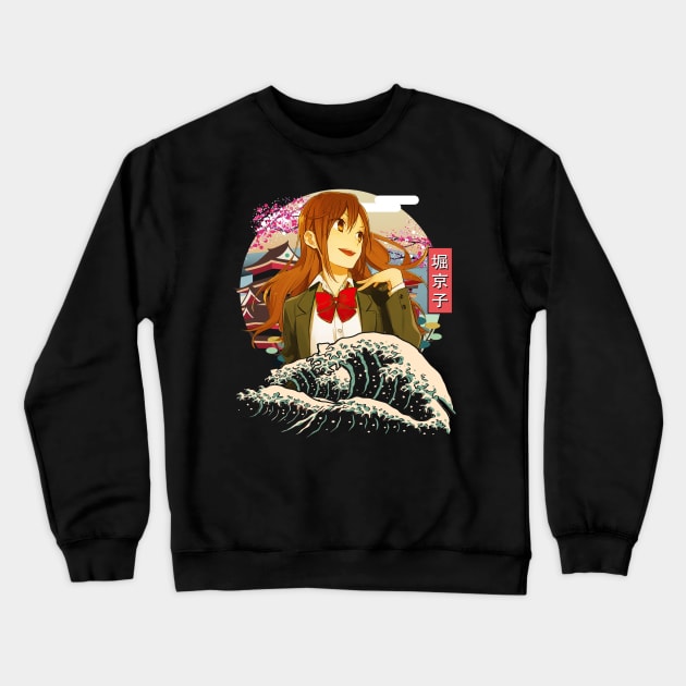 Izumi's Identity Horimiya Genre Transformation Crewneck Sweatshirt by Chocolate Candies